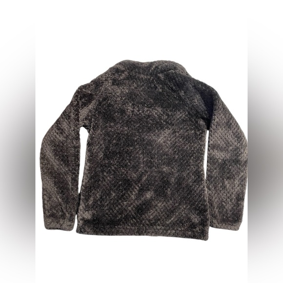 Columbia Sherpa Full Zip Little Girls Black and Pink Jacket With Pockets GUC - Picture 4 of 9